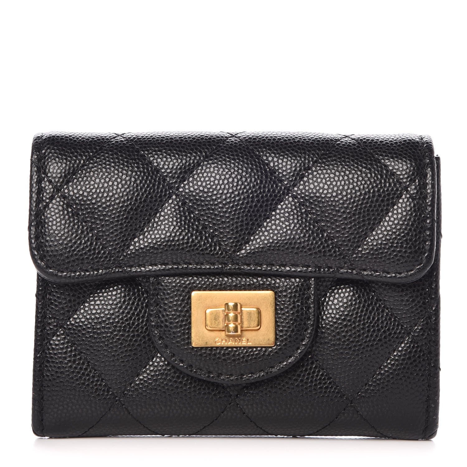 Chanel Caviar Quilted Reissue Card Holder Black 1 of 9