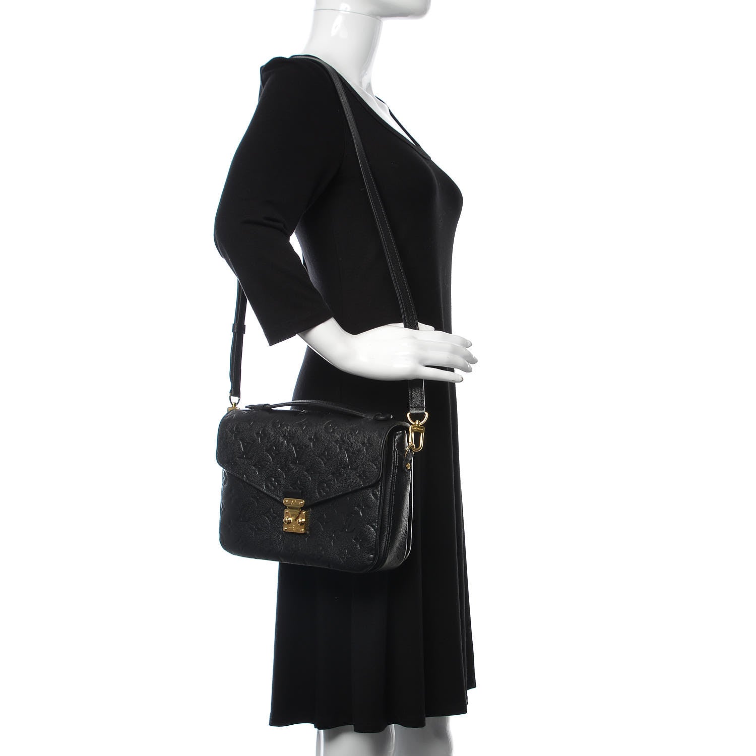Louis Vuitton Empreinte Pochette Metis Black 2 of 10