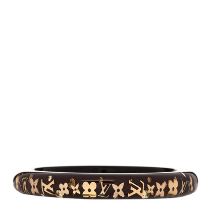Louis Vuitton Resin Swarovski Pearl Medium Inclusion Bracelet PM Praline 3 of 4