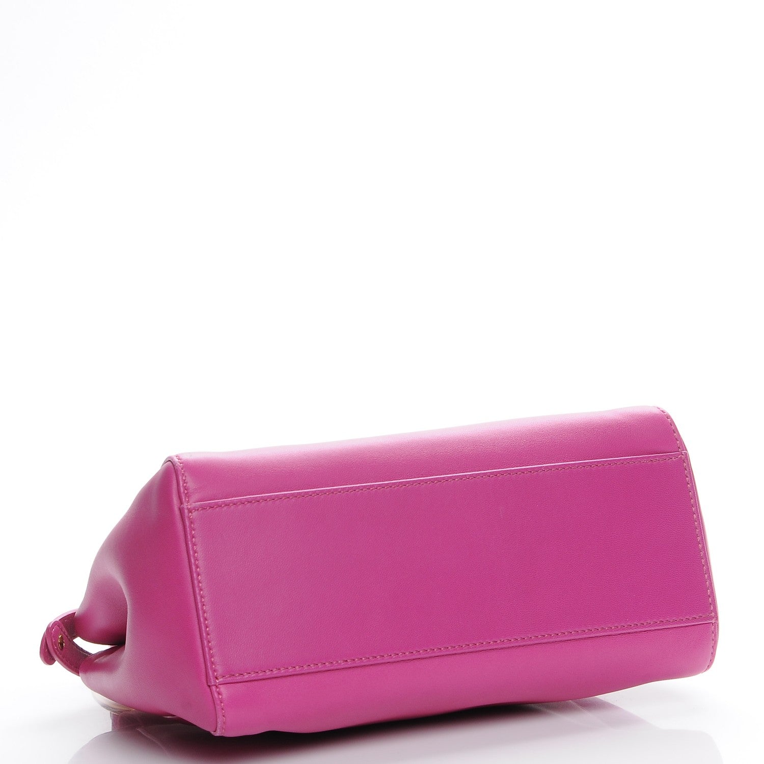 Fendi Nappa Mini Peekaboo Iconic Satchel Magenta 5 of 8