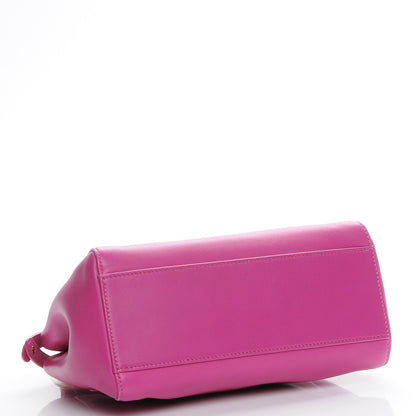 Fendi Nappa Mini Peekaboo Iconic Satchel Magenta 5 of 8