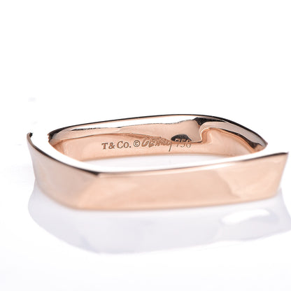 Tiffany 18K Rose Gold Frank Gehry Micro Ring 44 3 4 of 4