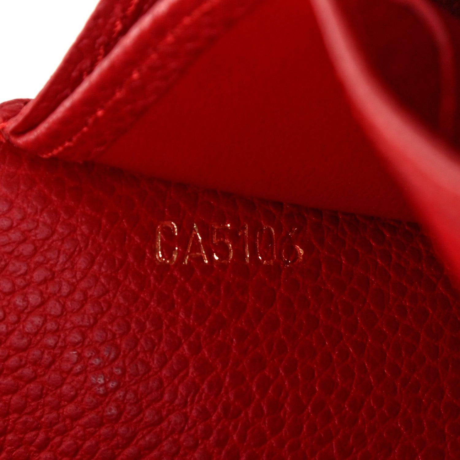 Louis Vuitton Empreinte Sarah Wallet Red Scarlet 7 of 9