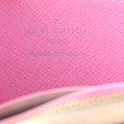 Louis Vuitton Monogram Multicolor Zippy Coin Purse Wallet White Litchi 6 of 15