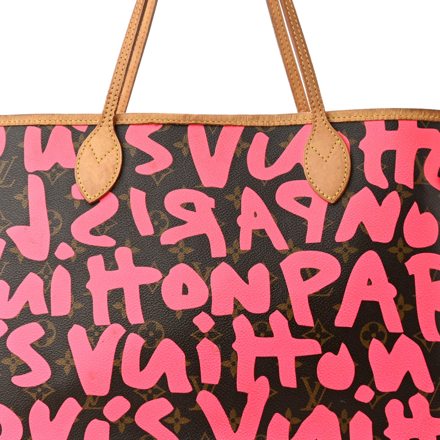 Monogram Graffiti Neverfull GM Fuchsia