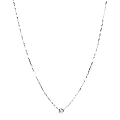 Cartier 18K White Gold Diamond XS D'Amour Pendant Necklace 1 of 6