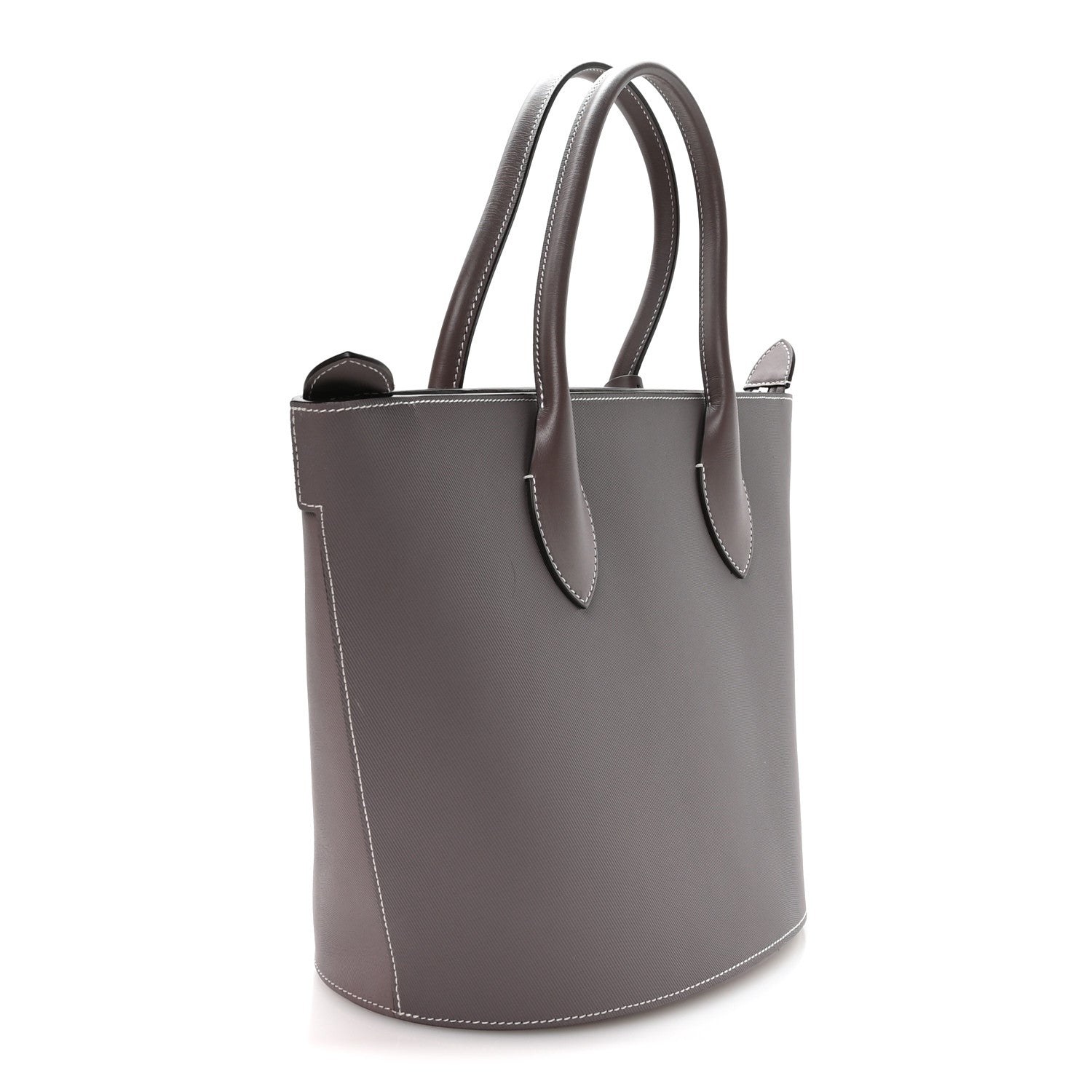 Louis Vuitton Veau Satin Holdall PM Gris 5 of 21