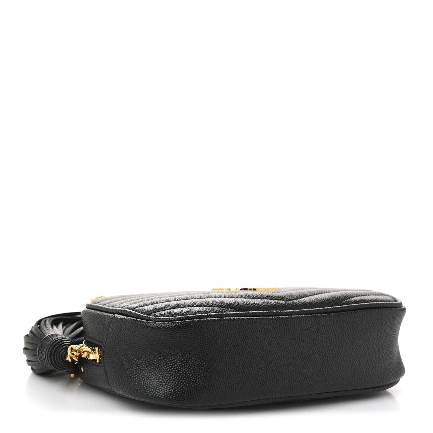 Grain De Poudre Matelasse Monogram Mini Lou Camera Bag Black