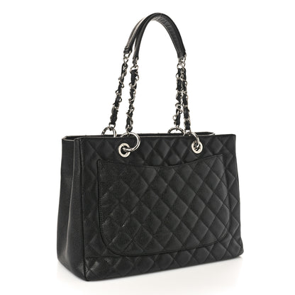 Chanel Caviar Quilted Grand Shopping Tote GST Black 2 of 10