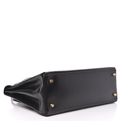 Hermes Box Kelly Retourne 35 Black 4 of 11