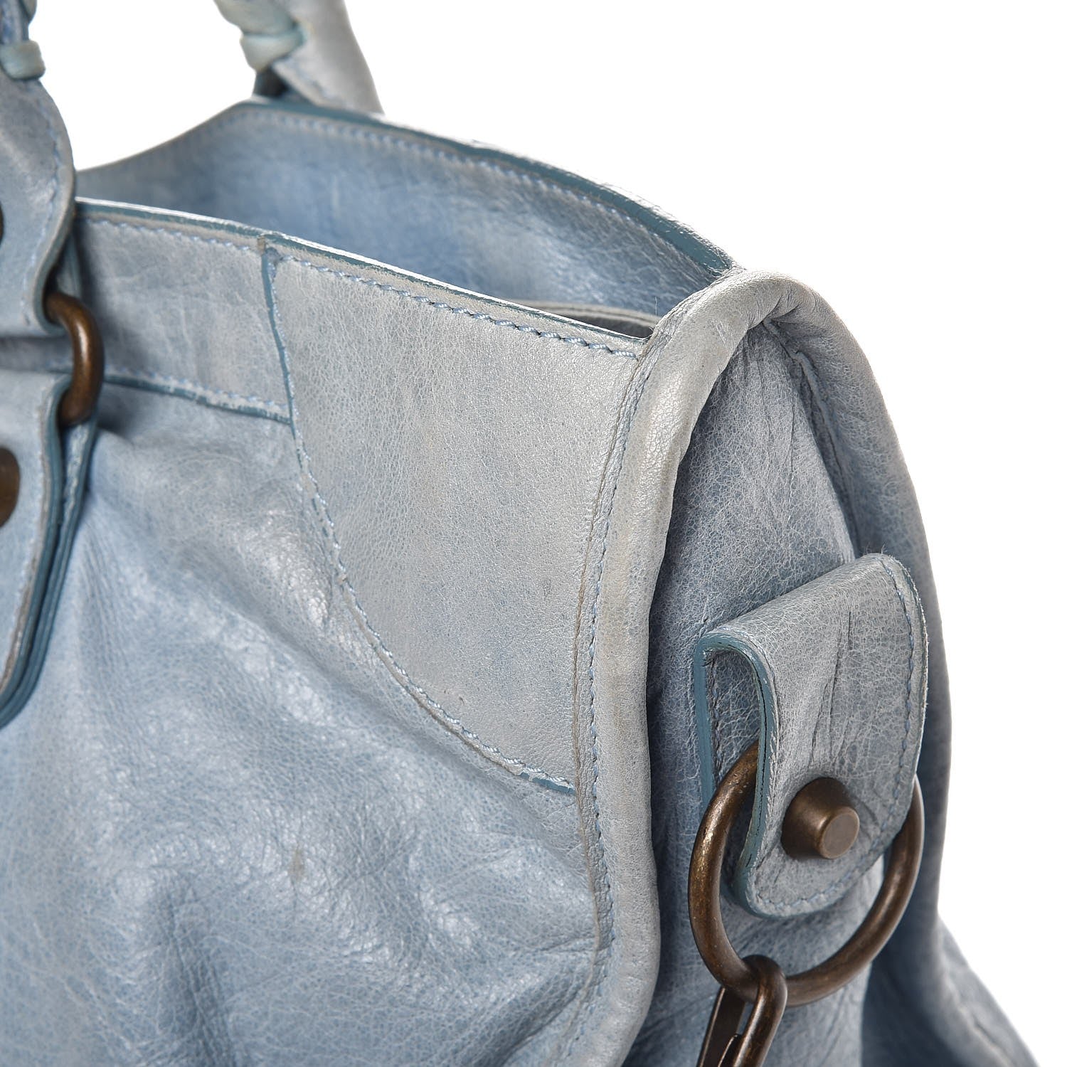 Balenciaga Agneau Classic Hardware S Cityky Bleu 8 of 13