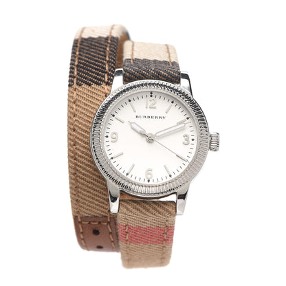 Burberry Stainless Steel Calfskin 30mm Wrap Quartz Watch BU7849 1 of 4