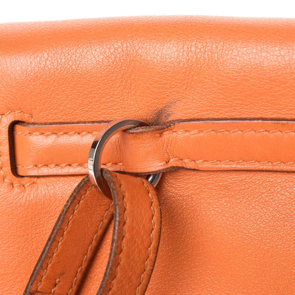 Hermes Swift Kelly Danse Belt Bag Orange 11 of 25