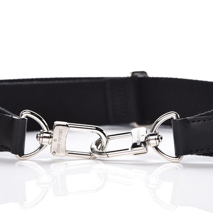 Louis Vuitton Canvas Adjustable Shoulder Strap Black 3 of 3