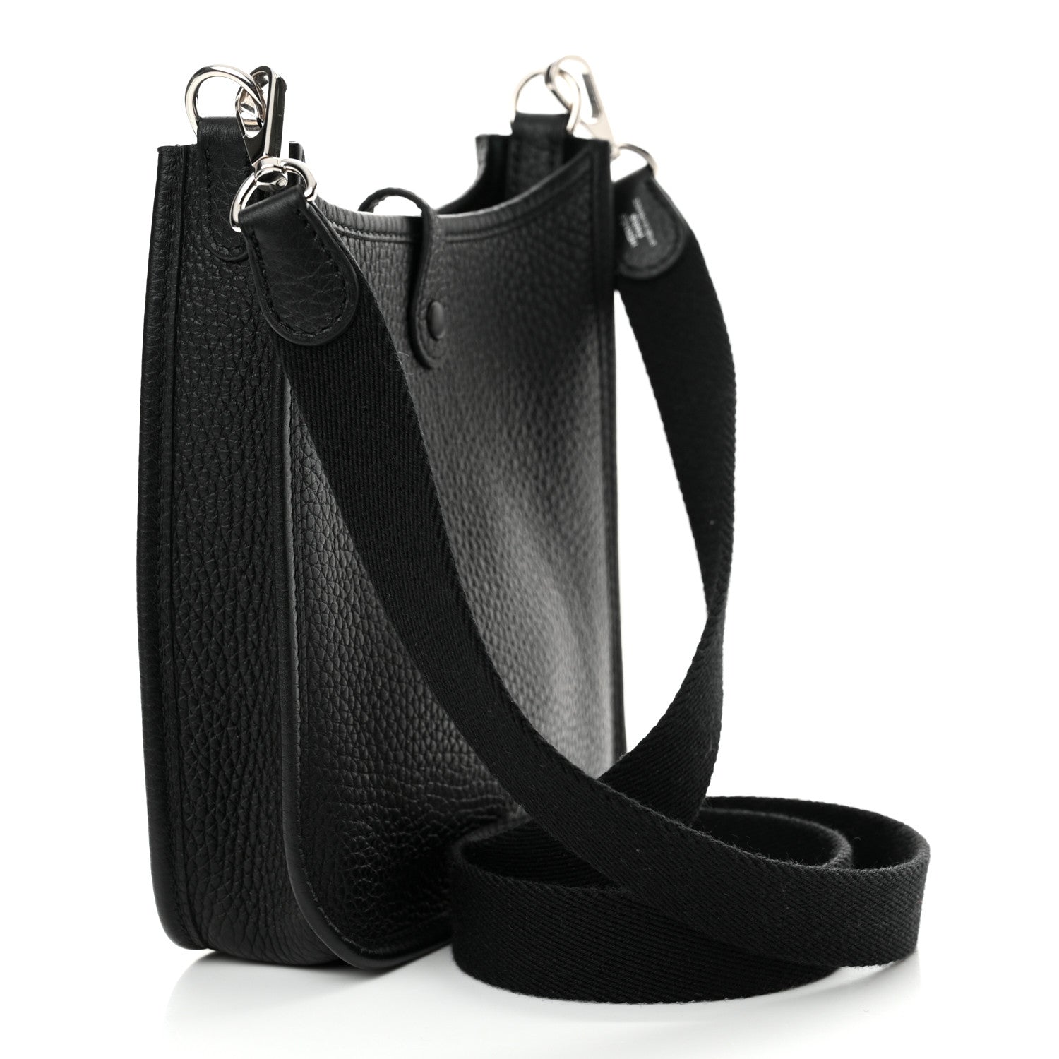 Hermes Taurillon Clemence Evelyne TPM Black 3 of 10