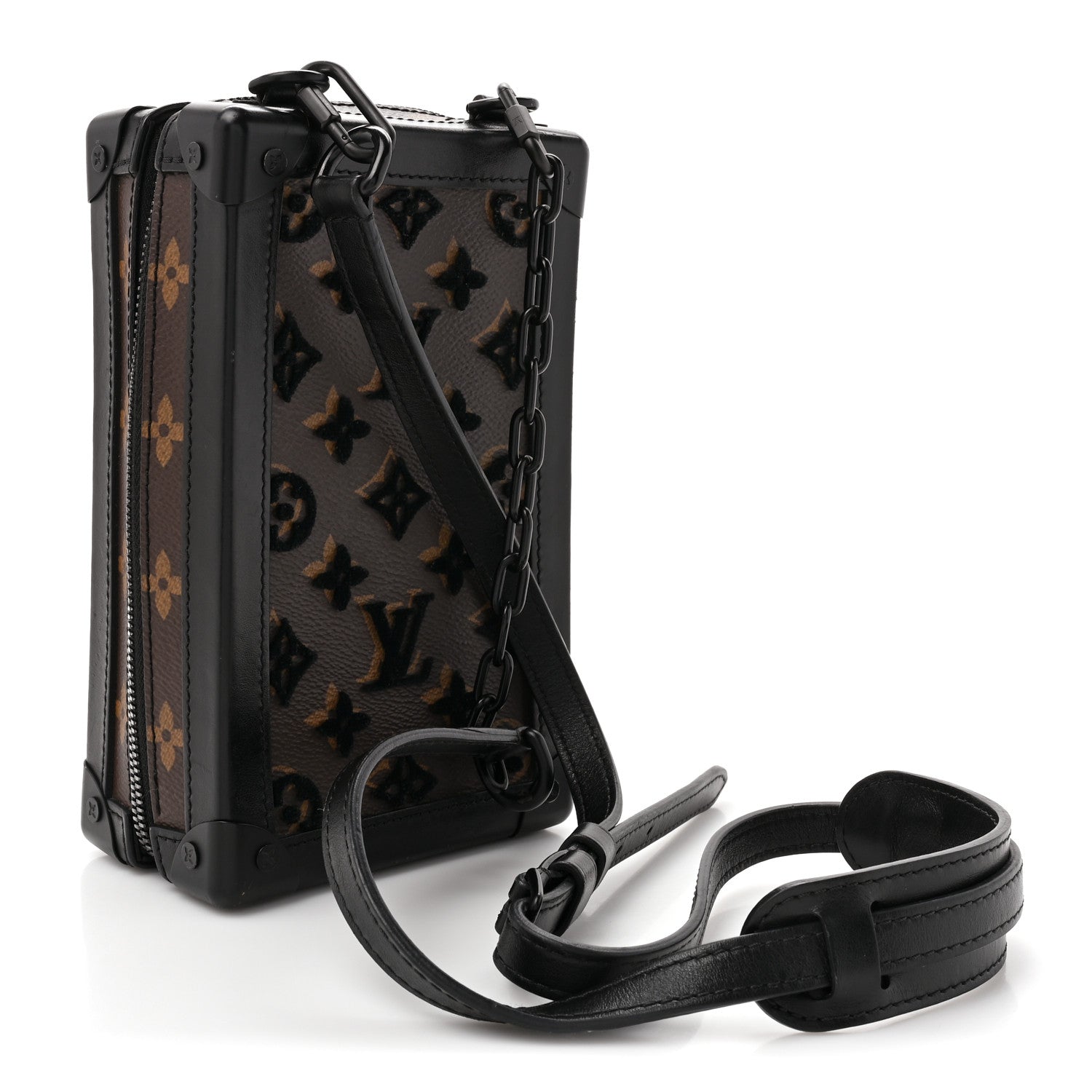 Louis Vuitton Monogram Tuffetage Vertical Soft Trunk 3 of 13