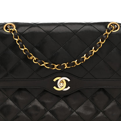 Chanel Lambskin Quilted Medium Single Flap Black 8 of 14