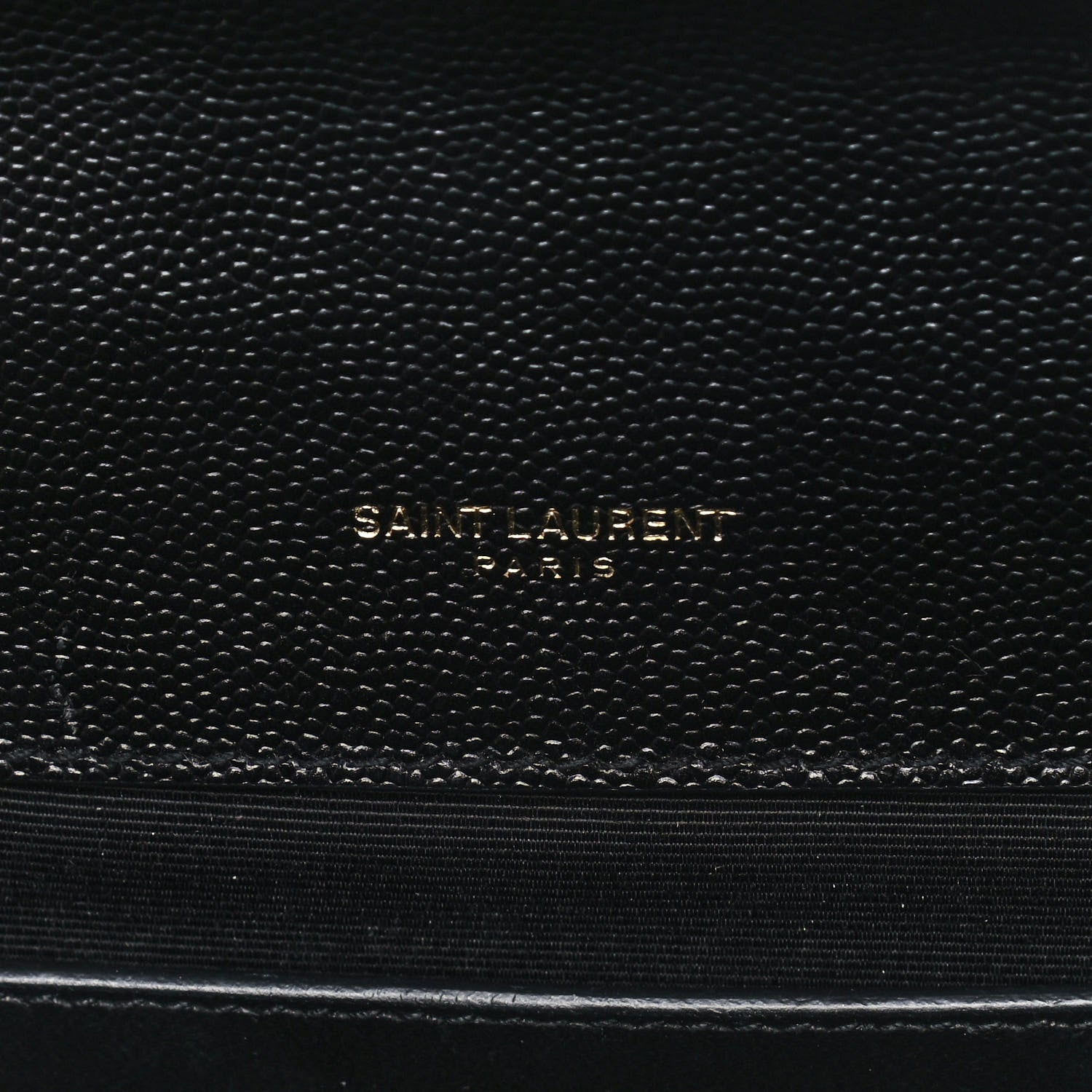 Saint Laurent Grain De Poudre Textured Mixed Matelasse Triquilt Medium Monogram Satchel Black 7 of 13