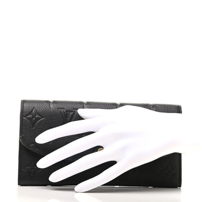 Louis Vuitton Empreinte Emilie Wallet Black Dune 2 of 8