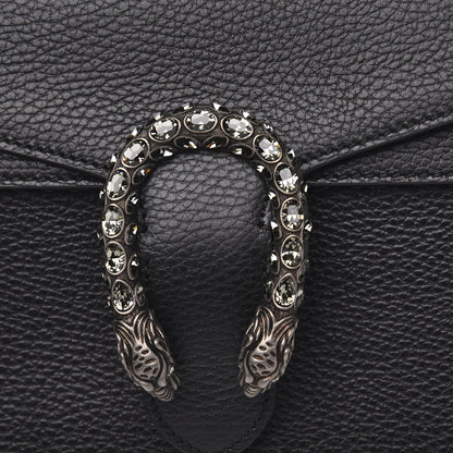 Gucci Pebbled Calfskin Small Dionysus Shoulder Bag Black 8 of 11