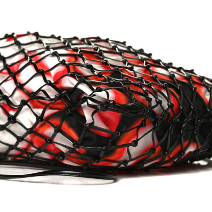 Prada Tessuto Nylon Lip Print Net Tote 8 of 10