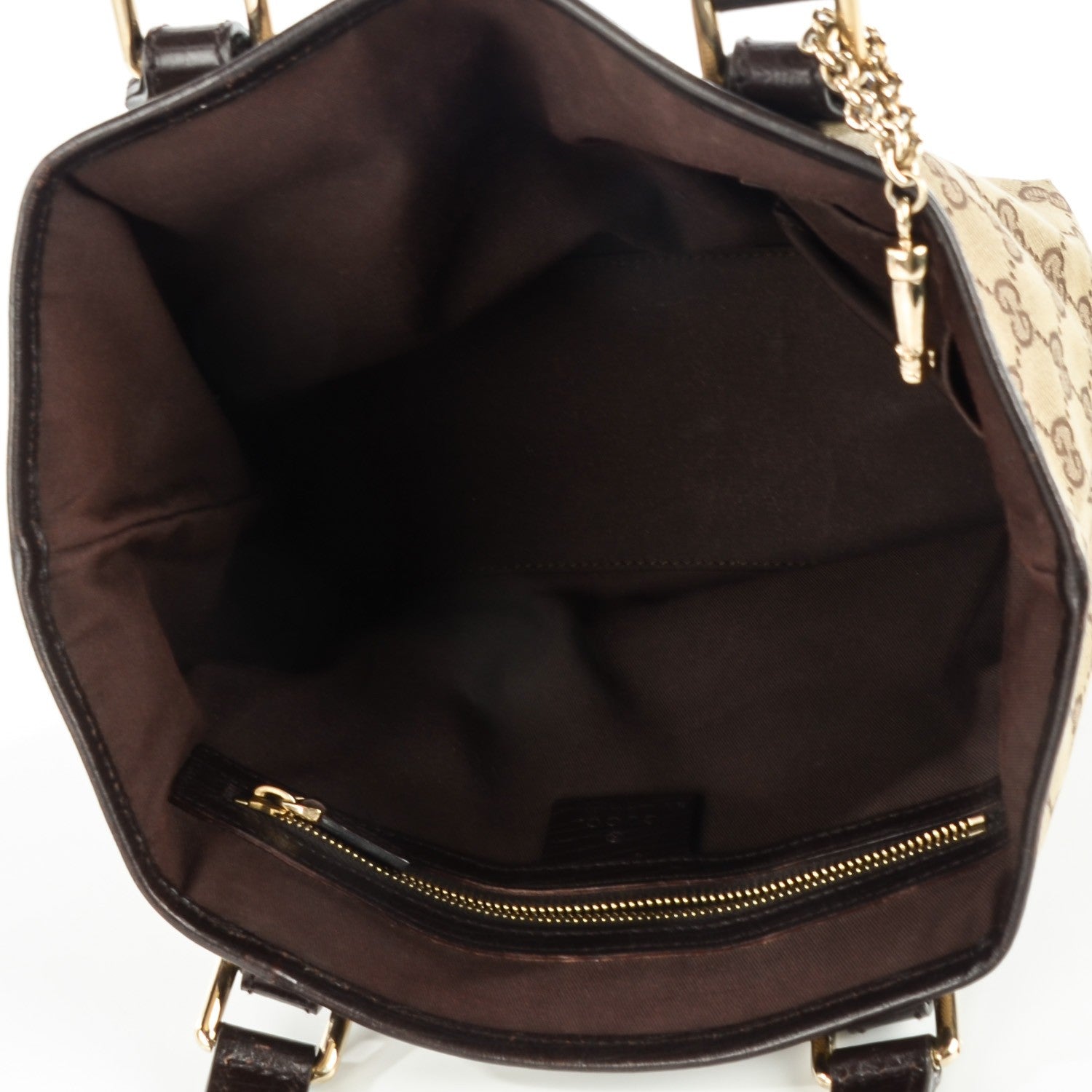 Gucci Monogram Small Jolicoeur Tote Brown 6 of 8