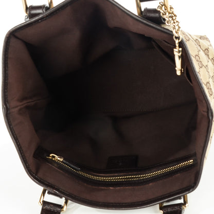 Gucci Monogram Small Jolicoeur Tote Brown 6 of 8