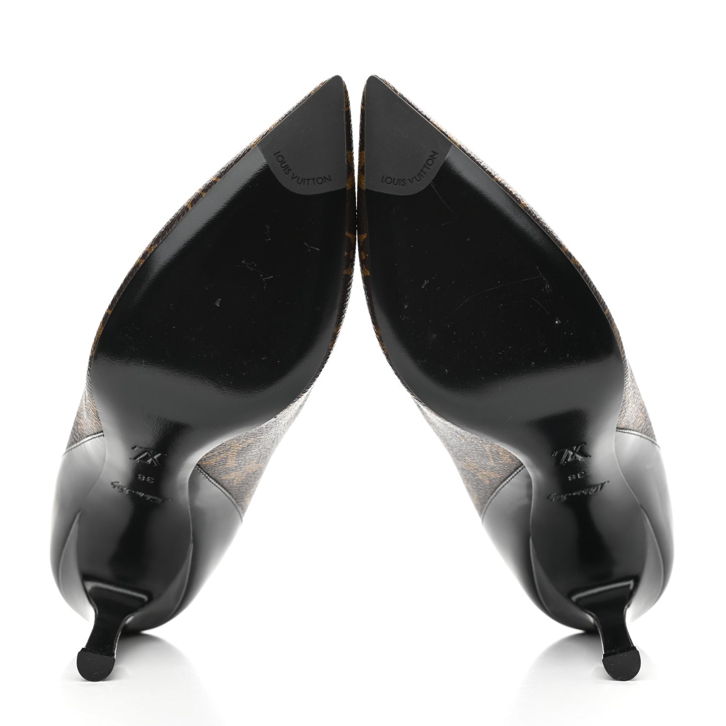 Monogram Cherie Pumps 38 Black