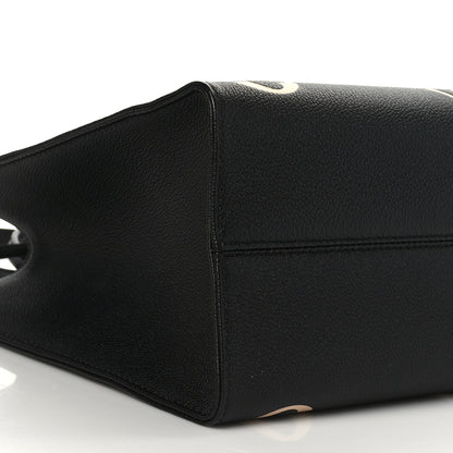 Louis Vuitton Empreinte Monogram Giant Onthego MM Black Beige 7 of 8
