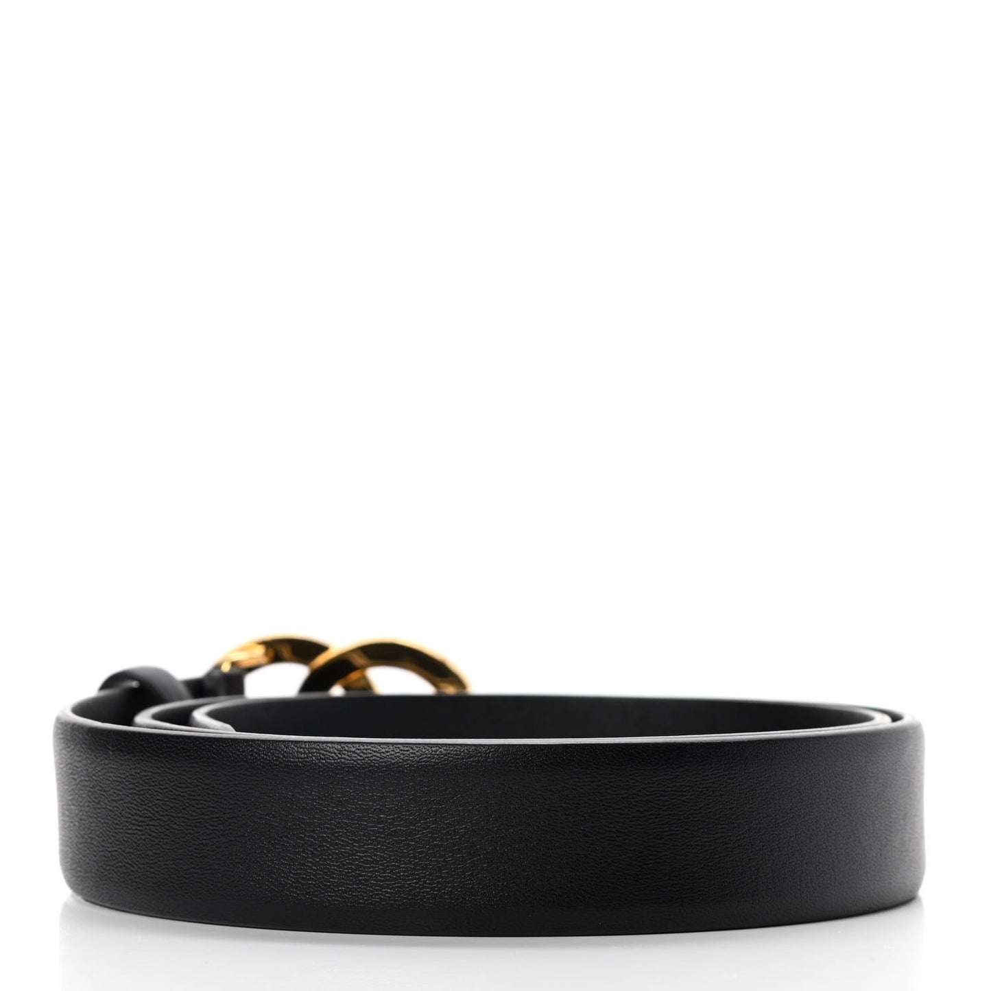 Calfskin Paris Button CC Belt 70 25 Black