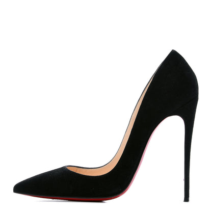 Christian Louboutin Suede So Kate 120 Pumps 38 Black 1 of 10