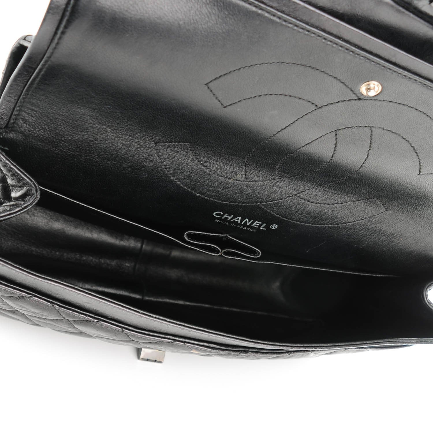 Chanel Aged Calfskin Quilted 2.55 Reissue 227 Flap Black 5 of 10