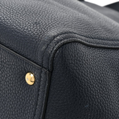 Salvatore Ferragamo Calfskin Verve Tote Navy 11 of 18