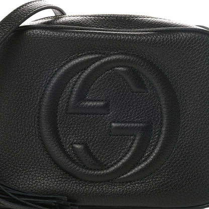 Gucci Pebbled Calfskin Small Soho Disco Bag Black 8 of 11