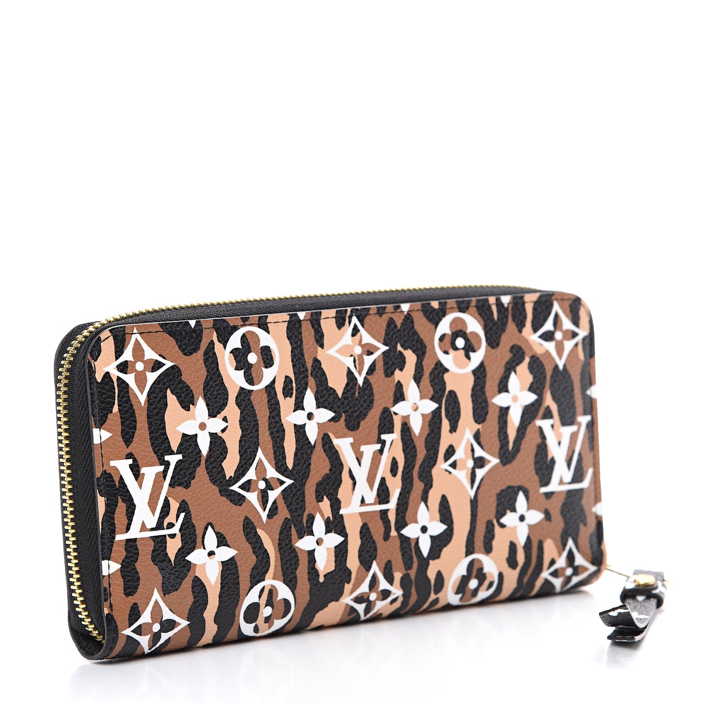 Monogram Giant Jungle Zippy Wallet Black