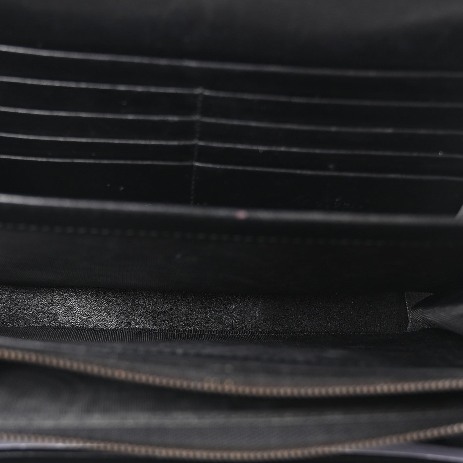 Gucci Calfskin Matelasse GG Marmont Chain Wallet Black 5 of 10