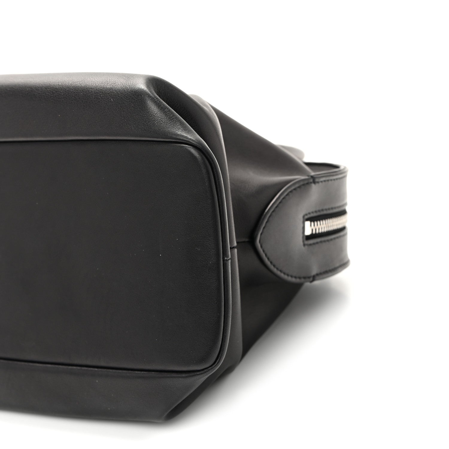 The Row Polished Saddle Calfskin Agnes Bag Black 5 of 17