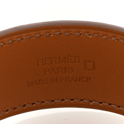 Hermes Matte Alligator Collier de Chien CDC 24 Bracelet T2 Bleu Brume 4 of 4