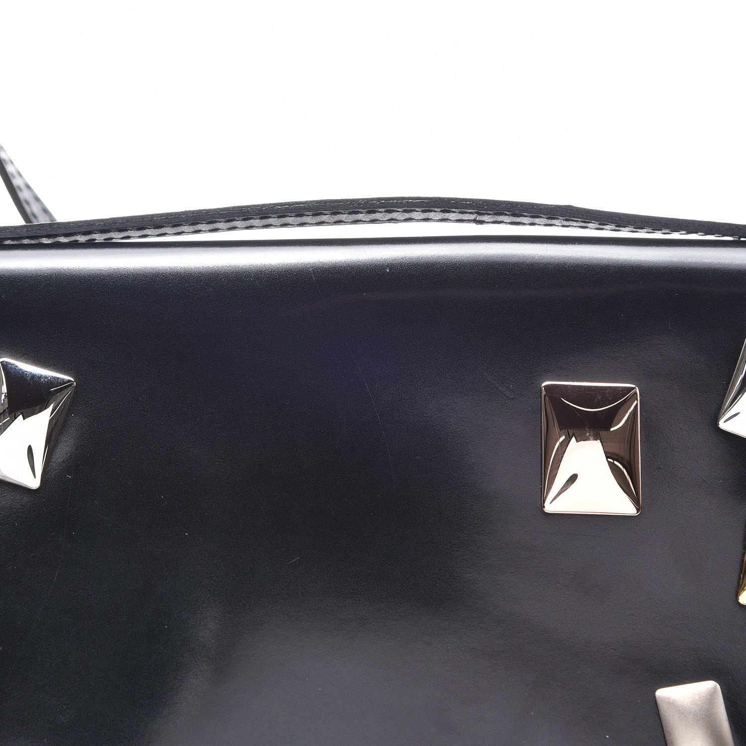 Louis Vuitton Glazed Calfskin Sac Triangle PM Black 11 of 14
