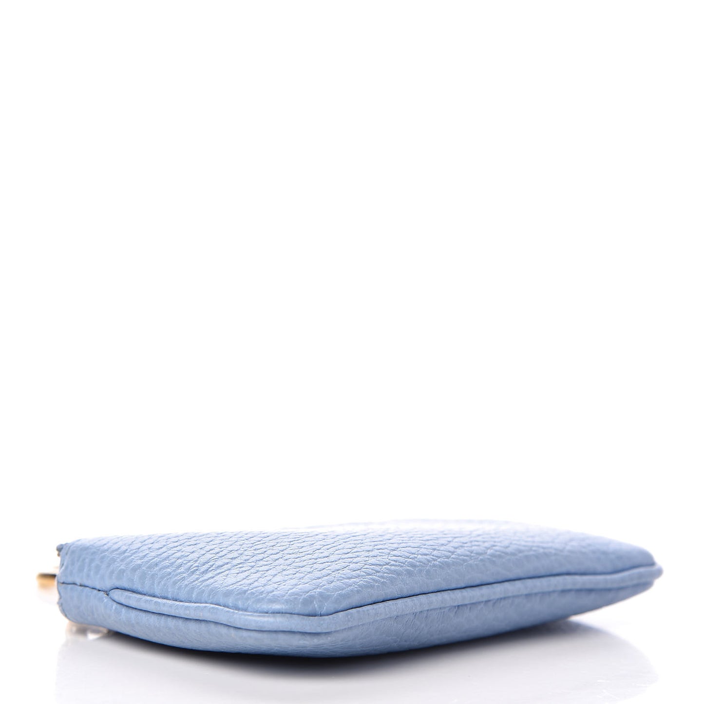 Dollar Calfskin Swing Key Case Mineral Blue