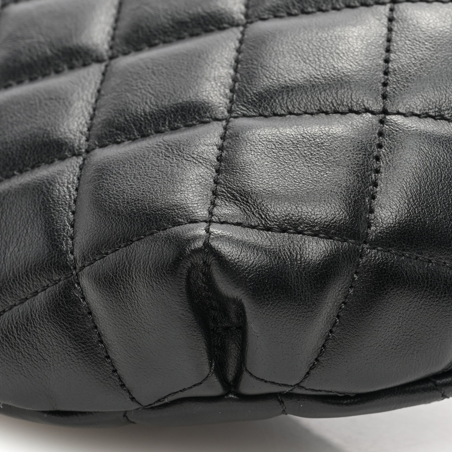 Chanel Lambskin Quilted Waist Belt Bag Black 10 of 10