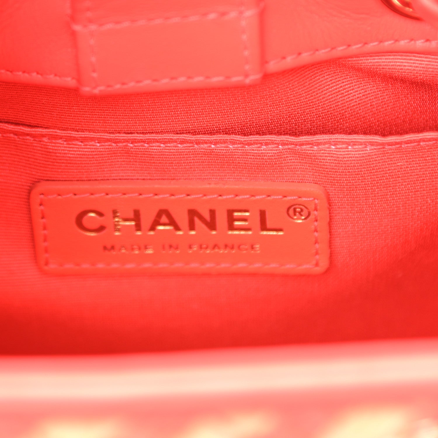 Chanel Raffia Jute Striped Urban Jungle Bucket Bag Red Beige 6 of 11