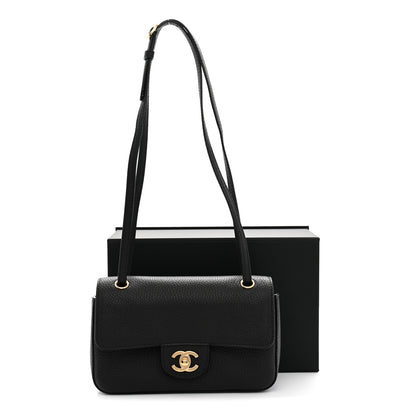 Chanel Grained Calfskin Mini Souplissimo Maxi Flap Black 11 of 11