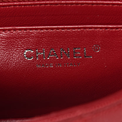 Chanel Caviar Quilted Mini Rectangular Flap Red 6 of 10