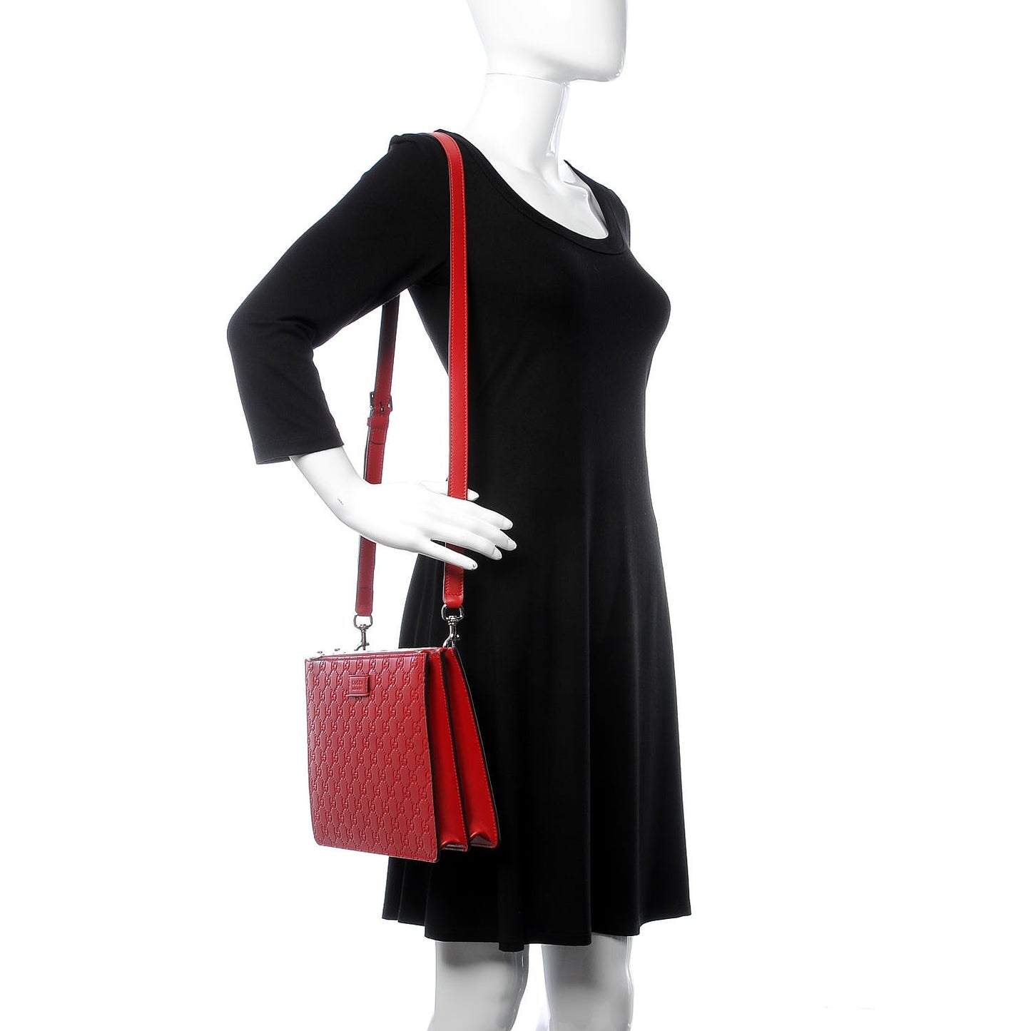 Guccissima Signature Messenger Bag Red