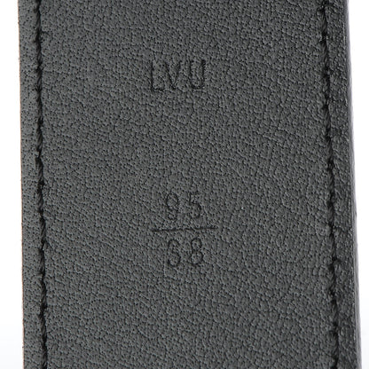 Louis Vuitton Calfskin Belt 95 38 Black 5 of 7