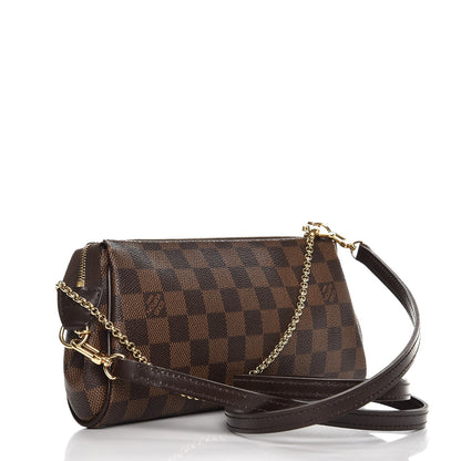 Louis Vuitton Damier Ebene Eva Clutch 3 of 9