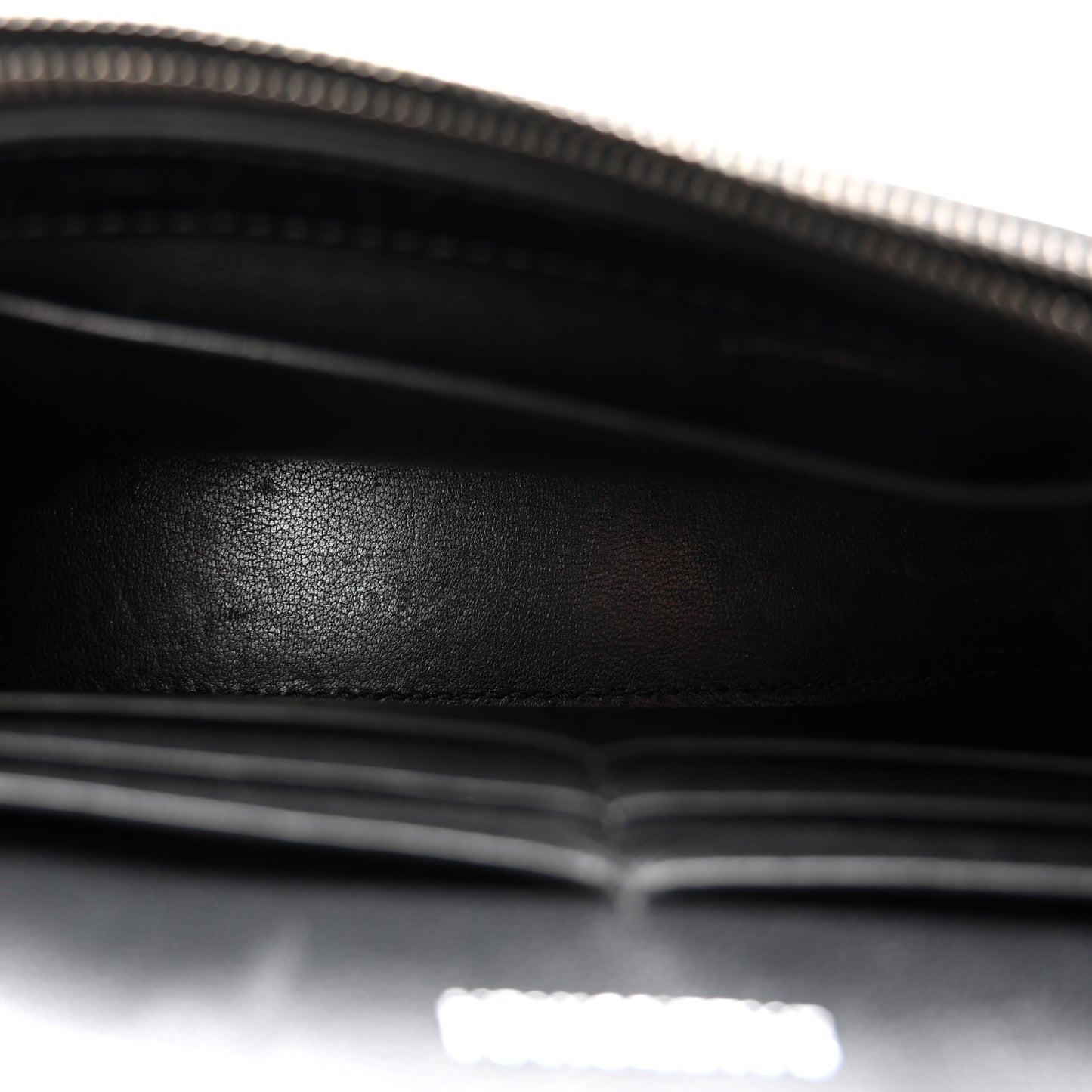 Shiny Calfskin Monochrome Crocodile Embossed Hourglass Chain Bag Black