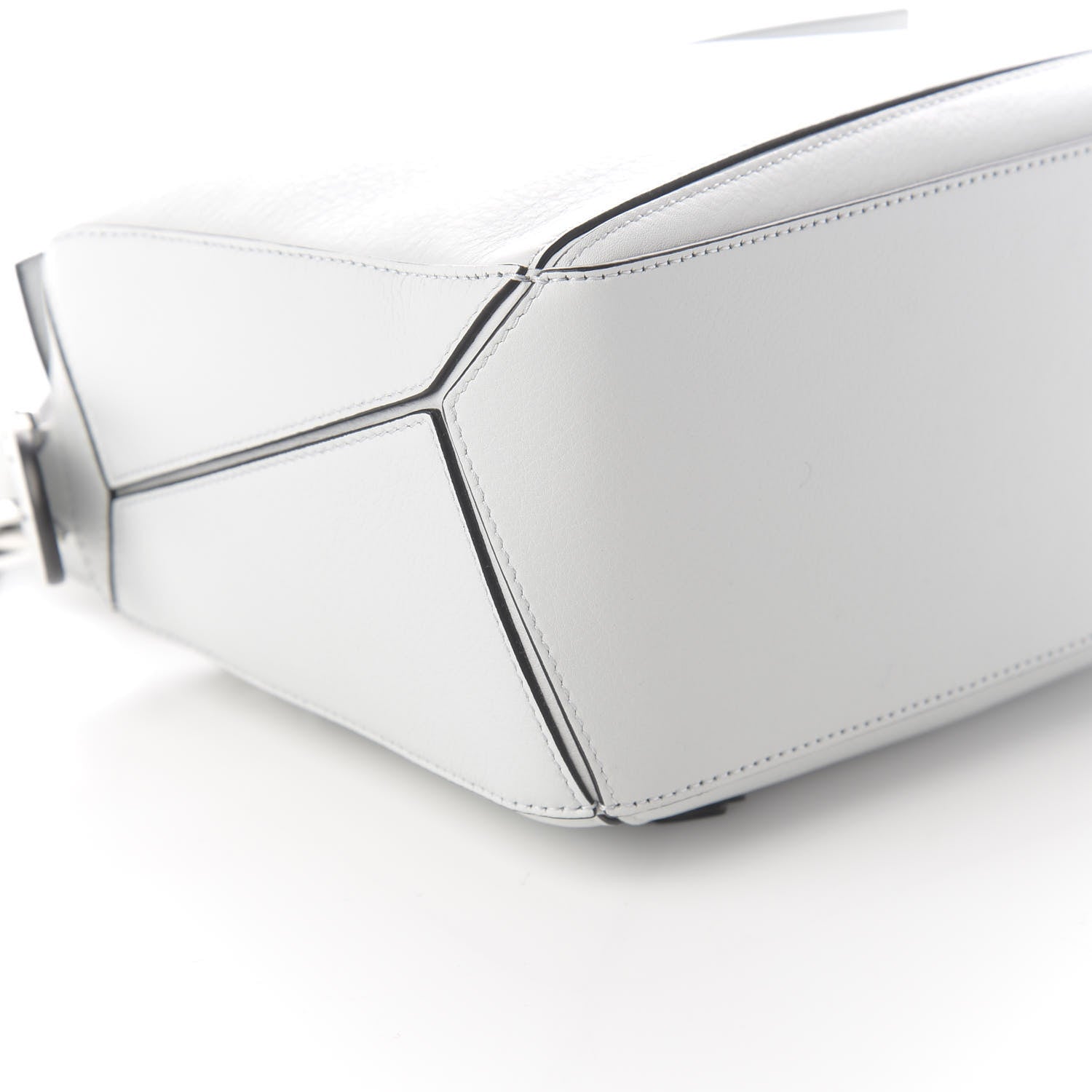 Loewe Calfskin Small Puzzle Bag White 6 of 9
