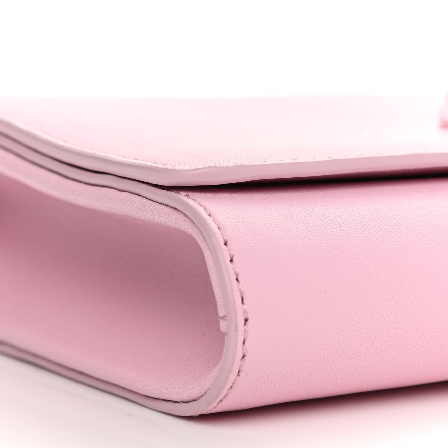 Smooth Calfskin Palazzo Chain Evening Bag Pink